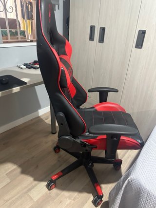 Silla Gaming Stinger Negra y Roja