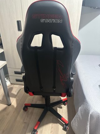 Silla Gaming Stinger Negra y Roja