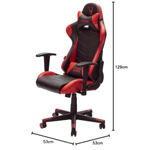 Silla Gaming Stinger Negra y Roja