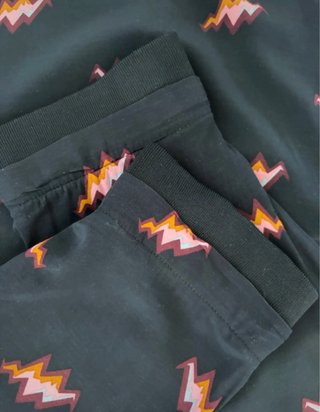 Vestido Bimba y Lola Negro Estampado Talla M