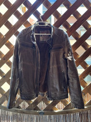 Chaqueta efecto piel Koröshi S