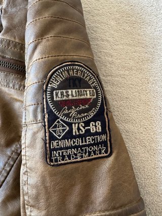 Chaqueta efecto piel Koröshi S