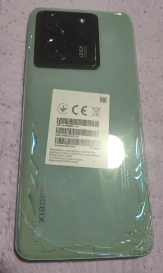 Xiaomi 13T Negro/Plateado con golpe