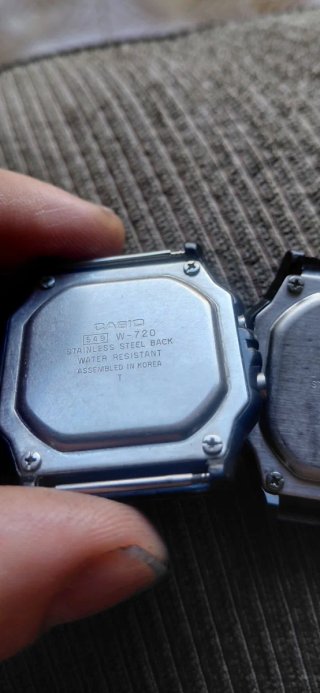 Casio W-720 Reloj Digital Negro