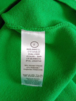Vestido Pisonero verde