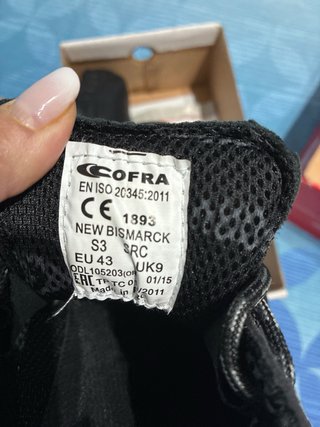 Zapatos de trabajo COFRA Talla 43