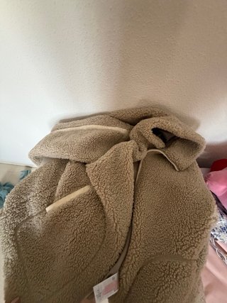 Abrigo lana beige Primark Talla XS