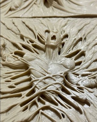 Scultura 3D La Metamorfosi in pietra