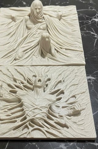 Scultura 3D La Metamorfosi in pietra