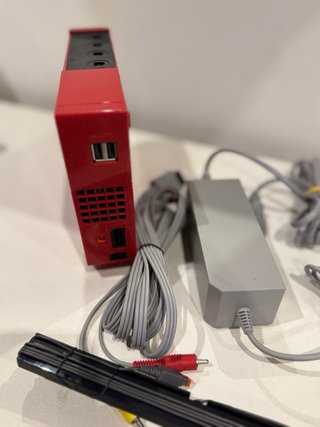 Nintendo Wii Vermelha Completa