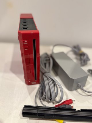 Nintendo Wii Vermelha Completa