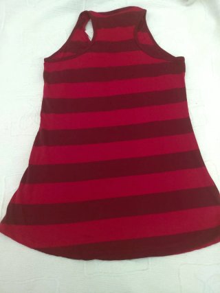 Camiseta de tirantes a rayas