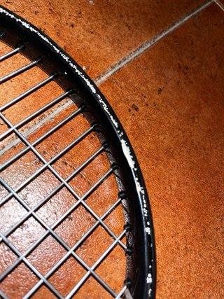 Raqueta de tenis Inesis con funda