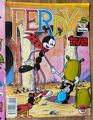 Lote 7 Cómics Ferdy Forum TVE Años 80