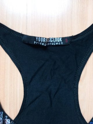 Camiseta tirantes lentejuelas S