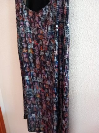 Camiseta tirantes lentejuelas S