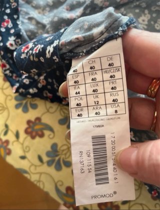 Abito estivo fantasia floreale Promod taglia 44
