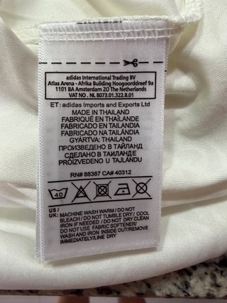 Camiseta España L Blanca Adidas 2026