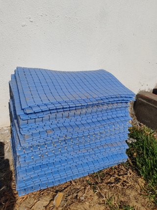 Gresite azul para piscina