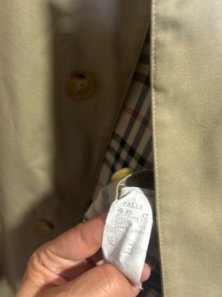 Gabardina Emidio Tucci Beige Talla M
