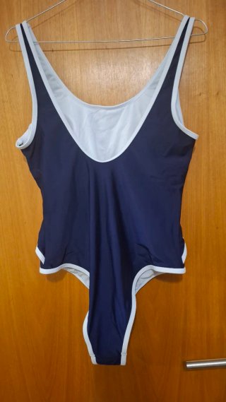 Fato de Banho Senhora Azul e Branco