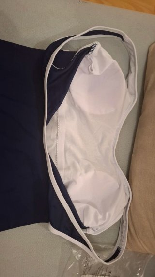 Fato de Banho Senhora Azul e Branco