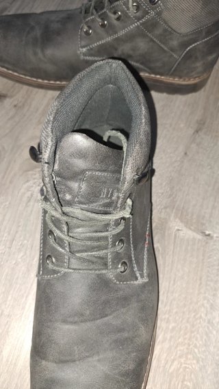 Botas grises de vestir