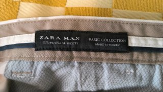 Pantalones Chinos Blancos Zara Man Talla 40