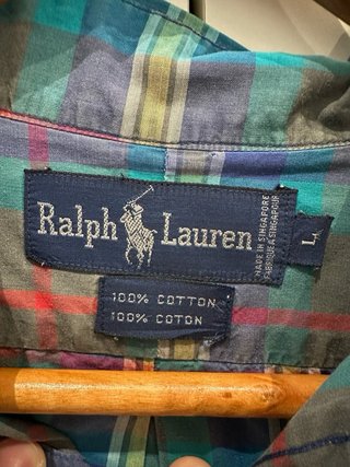Camicia Ralph Lauren a quadri vintage