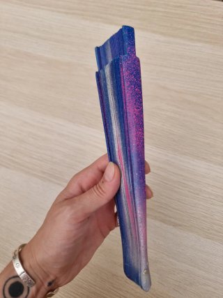 Abanico pintado a mano para festivales