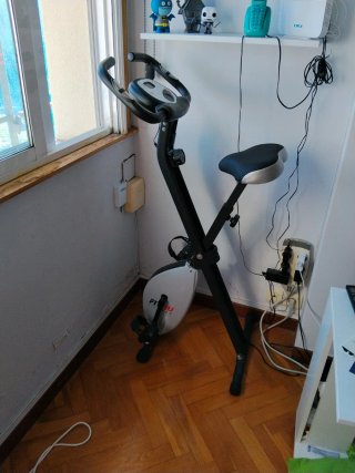 Bici Estática Fitness Plegable