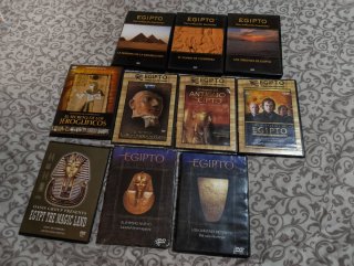 Lote 10 DVDs sobre el antiguo Egipto