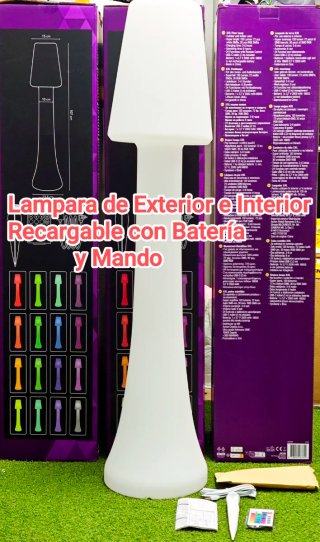 Lámpara de Jardín para Exterior o Interior Recarga