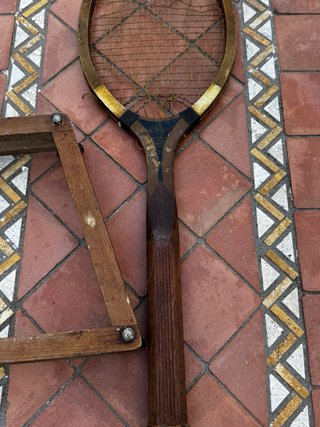 Raqueta Antigua Davis Cup 1920