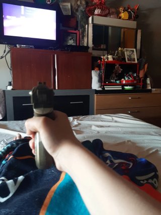 Pistola de juguete camuflaje