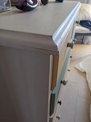 Cómoda cajonera vintage de madera