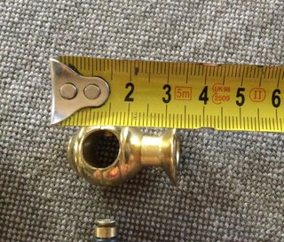 Set 3 supporti ottone per bastoncino