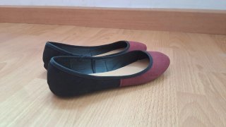 Manoletinas bicolor talla 37