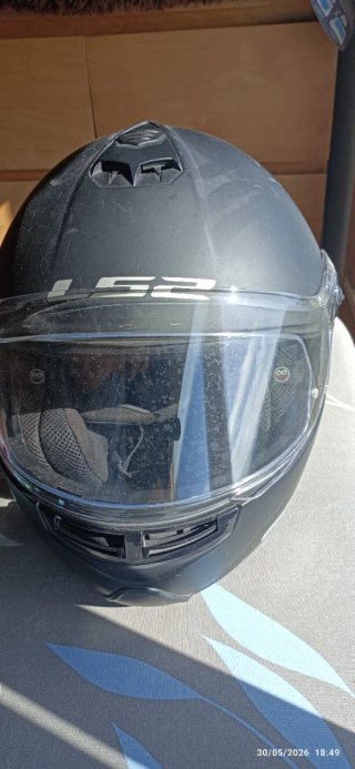 Casco Moto LS2 Strobe Negro, con pinloc