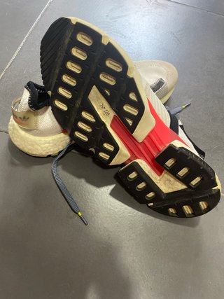 Zapatillas Adidas Talla 43 Blancas y Rojas