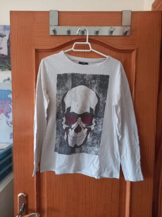 Camiseta Kiabi Calavera XS