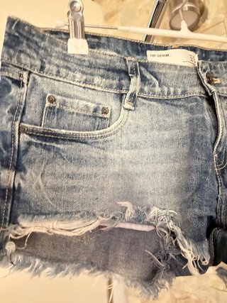 Shorts vaqueros Zara desgastados