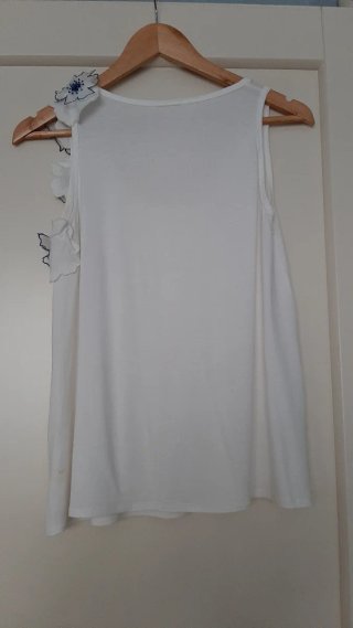 Canotta donna con fiori