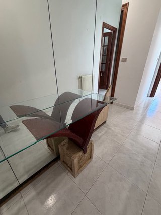 Mueble de entrada con espejo