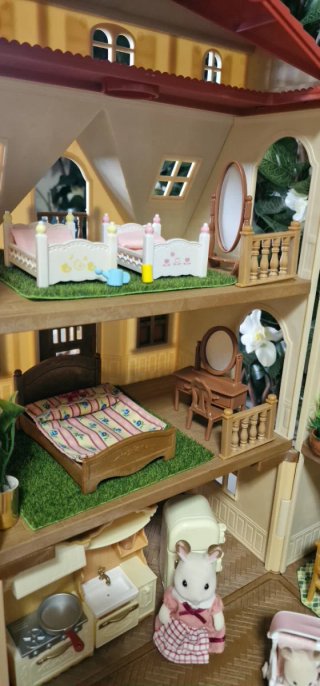 Casa Sylvanian Families con luces