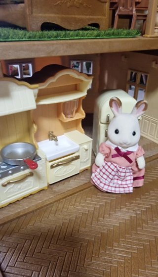 Casa Sylvanian Families con luces