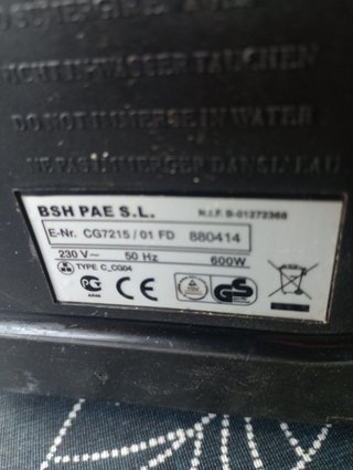 Cafetera Bosch/Siemens Ufesa Arial 20 (CCG7215/01)