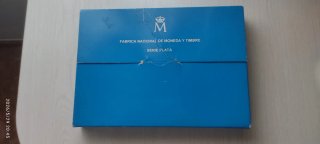 Astuccio Monete Argento Casa di Borbone