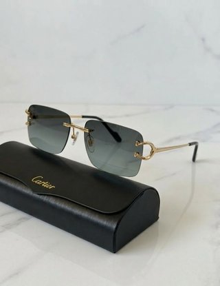 Cartier Signature C – Gafas de sol negro degradado