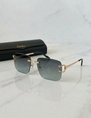 Cartier Signature C – Gafas de sol negro degradado